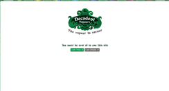 Desktop Screenshot of decadentvapours.com